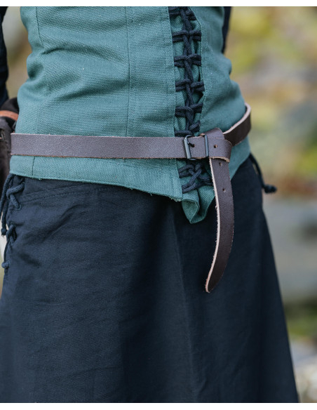 Fine medieval belt in leather model...