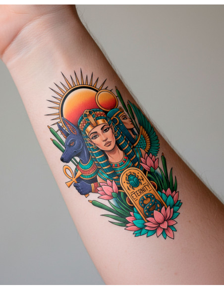 Temporary Tattoo with Ancient Egypt...