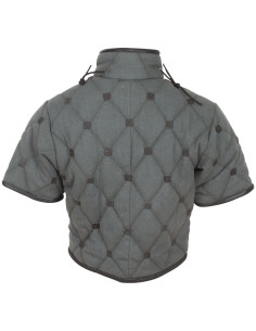 Medieval cotton gambeson model Kovira, green color 2