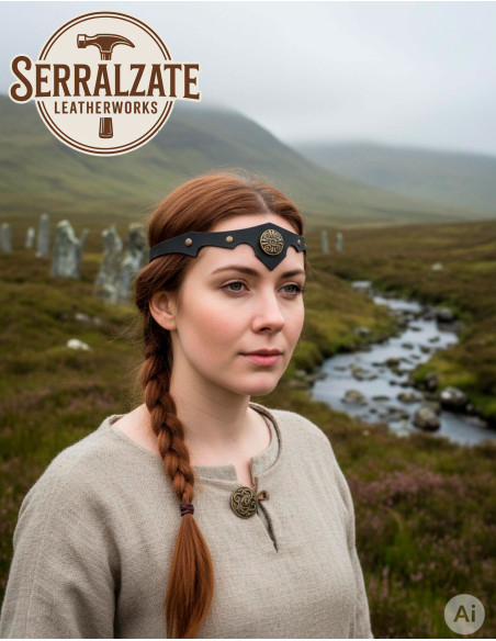 Celestial Storm Celtic Tiara in Black...