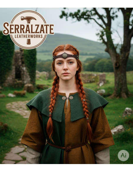 Viking-Celtic Tiara with Celtic knots...