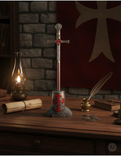 Support pack for letter openers and Templar helmet