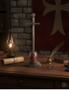 Support pack for letter openers and Templar helmet