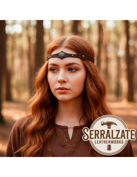 Celtic Headband Tree of Life in Brown