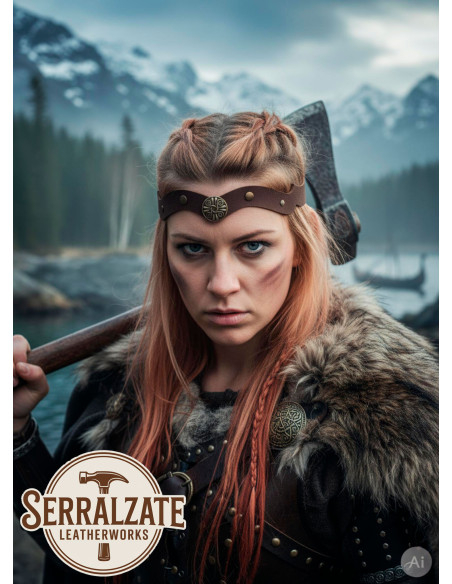 Viking-Celt Headband with Wind Knots...