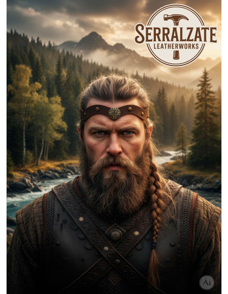 Viking-Celt Headband with Wind Knots...