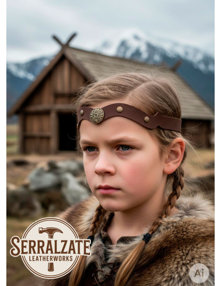 Viking-Celt Headband with Wind Knots...