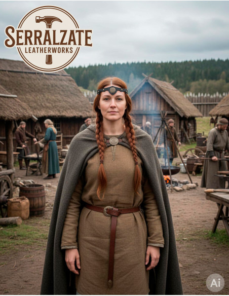 Viking-Celtic Headband with Black...