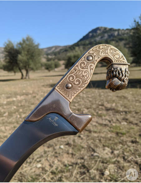 Bronze Iberian Falcata