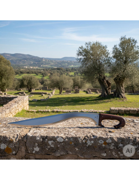 Functional Iberian falcata, blade 60 cm.