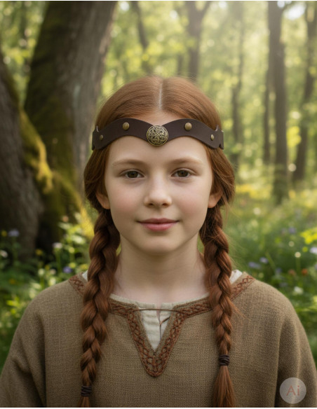 Viking tiara with Celtic knots and...