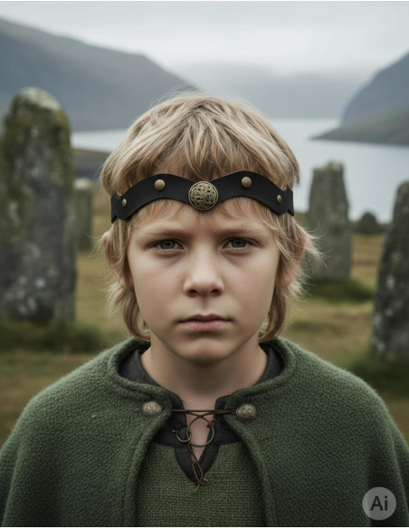 Viking tiara with Celtic knots and...