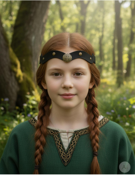 Viking tiara with Celtic knots and...