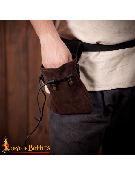 Medieval fanny pack with cord...