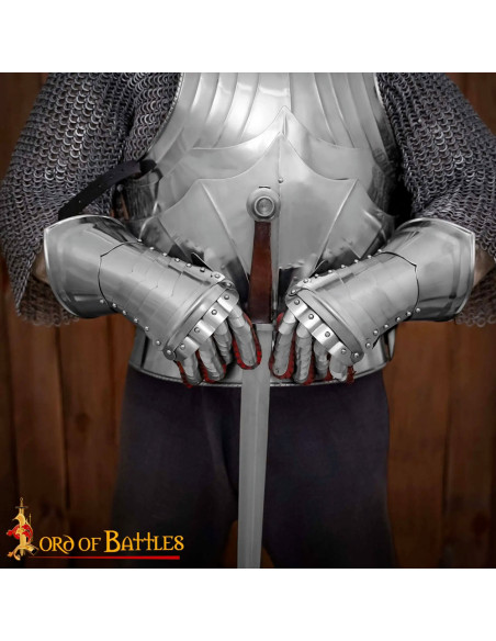 Cuirassier gauntlets S. XVI-XVII,...