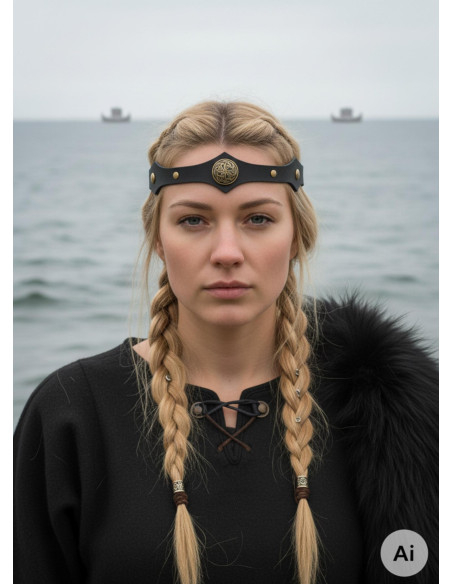 Viking tiara with Celtic knots and...