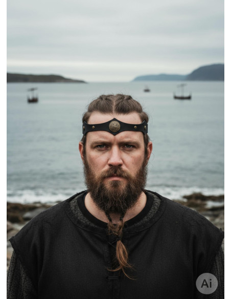 Viking tiara with Celtic knots and...