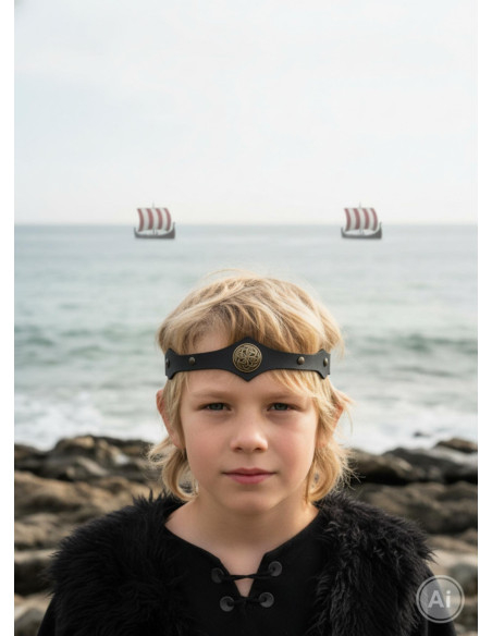 Viking tiara with Celtic knots and...