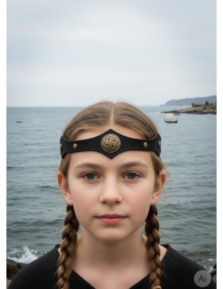 Viking tiara with Celtic knots and...