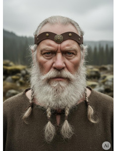 Viking Yggdrasil Tiara in Brown