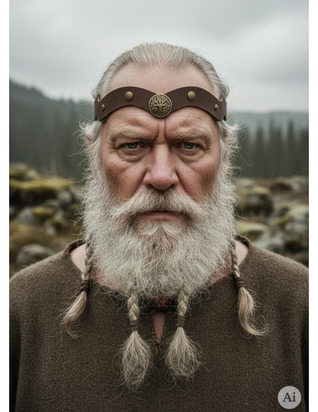 Viking Yggdrasil Tiara in Brown