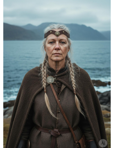 Viking Yggdrasil Tiara in Brown