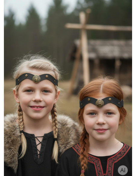 Viking Yggdrasil Tiara in black