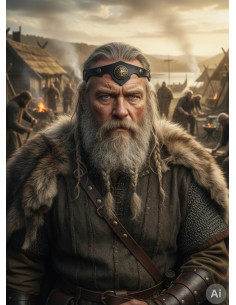 Celtic-Viking Tiara Crann Bethadh in black