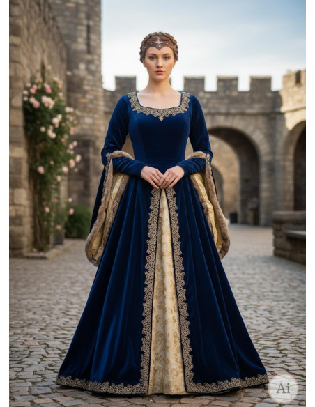 Medieval Florian Tiara in Brown