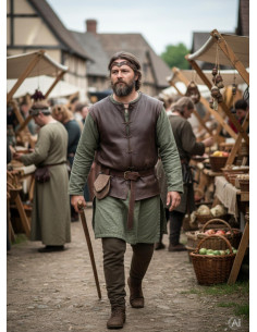 Medieval Florian Tiara in Brown 2