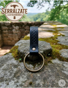 Celtic knot sheath for hanging axe, black