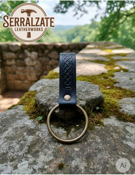 Celtic knot sheath for hanging axe,...