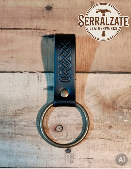 Celtic knot sheath for hanging axe,...