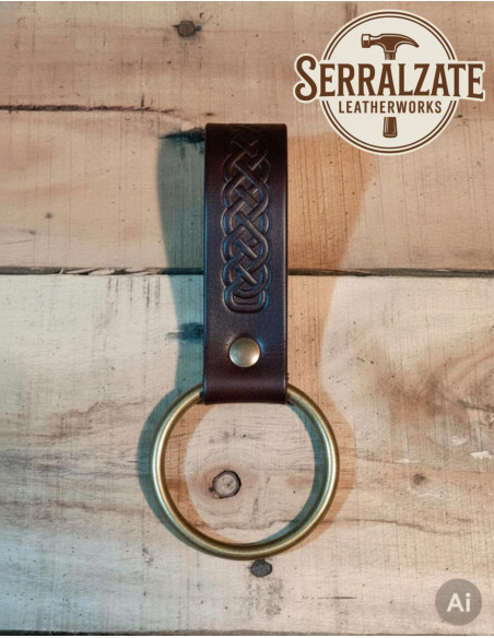 Celtic knot sheath for hanging axe,...