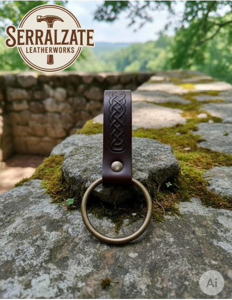 Celtic knot sheath for hanging axe,...