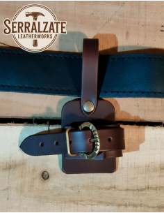 Belt holster for daggers and knives, brown 2