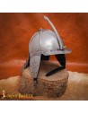 Medieval Zischägge Lobster Tail Helmet, 16-gauge steel