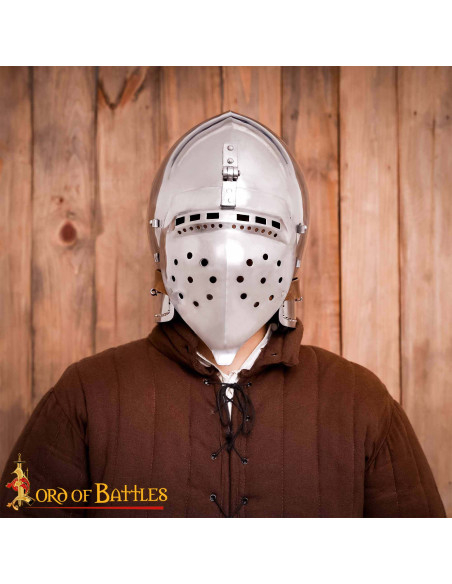 Medieval helmet from the 14th-15th...