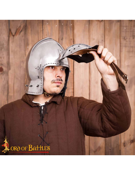 Medieval helmet from the 14th-15th...