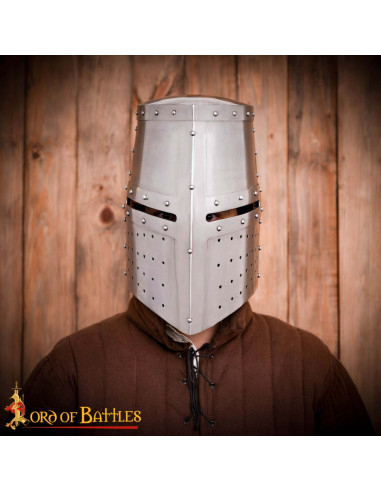 Medieval Knight Yelmo from the 13th-14th centuries, caliber 16