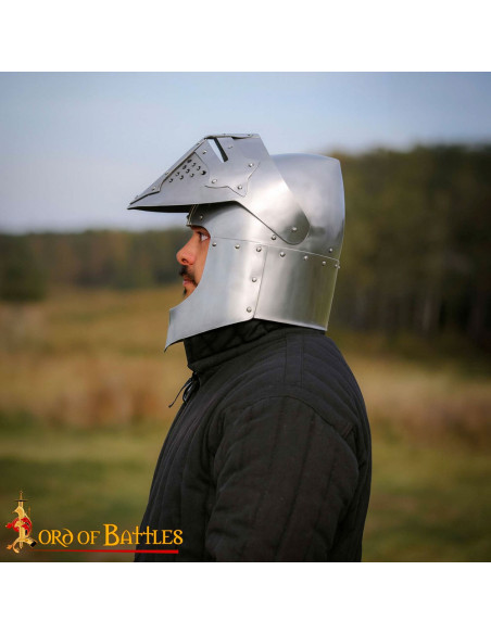 14th century knight's basin with... 14th century knight's basin with...