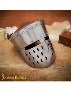 Crusader Knight Helmet, 12th-13th Century (18 gauge)