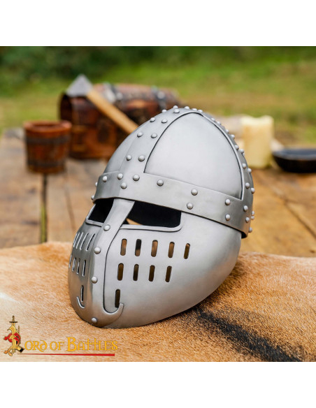 Spangenhelm Knight Helmet Norman,...