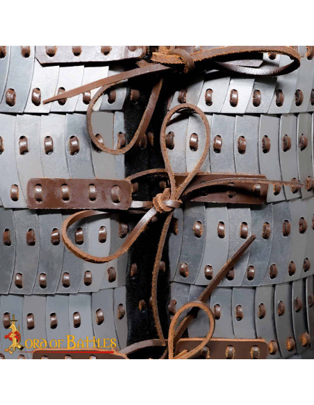 Medieval plate armor with riveted...