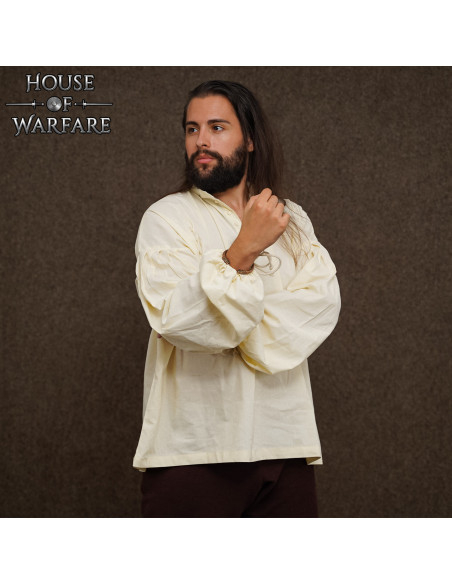 Medieval cotton long-sleeve shirt...