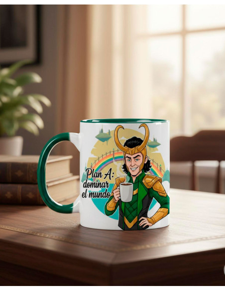 Loki Ceramic Mug, God of Mischief...