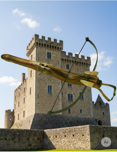 Medieval crossbow, 45 cms.
