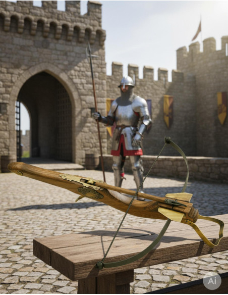 Medieval crossbow, 45 cms.