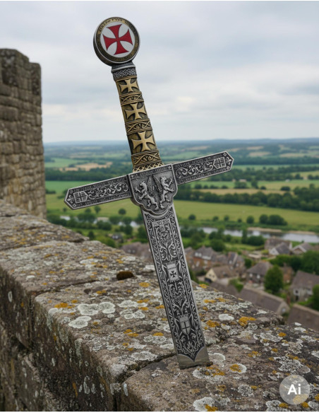 Decorative Templar Sword Deluxe