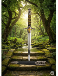 Templar Dagger with Warrior Pommel and Armor